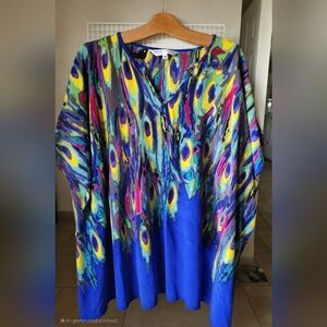 Trina Turk 100% pure silk top Sz M